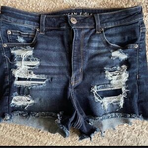 American Eagle Distressed Shorts Size 12!